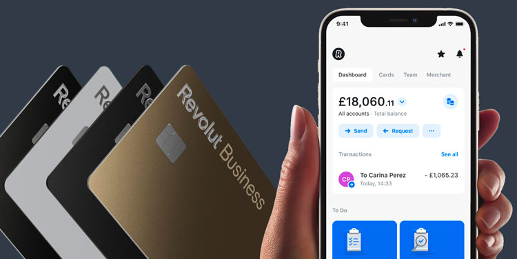 app mobile del conto Revolut Business