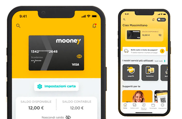 App Mooney per Android e iOS