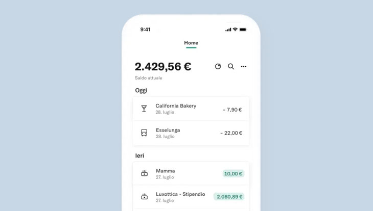 app della carta mastercard n26 you