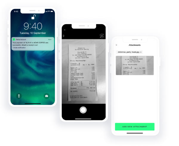 la app Penta e gli scontrini