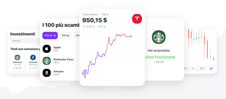 investimenti frazionati in azioni con vivid money