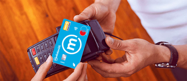 carta mediolanum card pos contactless