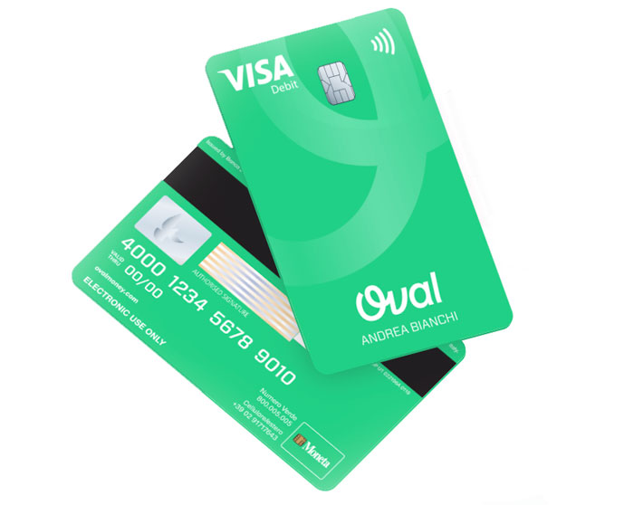 la carta visa prepagata Oval Pay