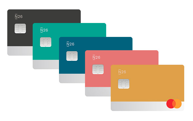 colori disponibili per carta prepagata n26 you