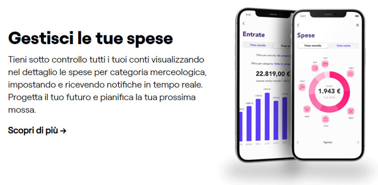 gestione delle spese con app enel x pay