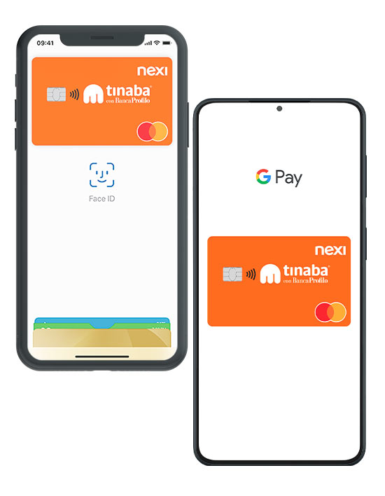 tinaba compatibile con apple pay e google pay